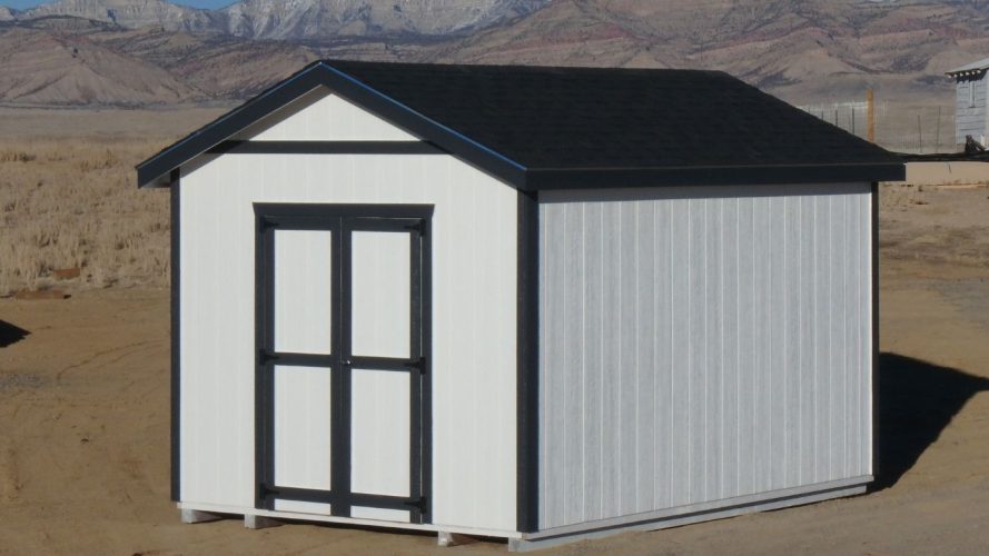 Medium Storage Shed - White